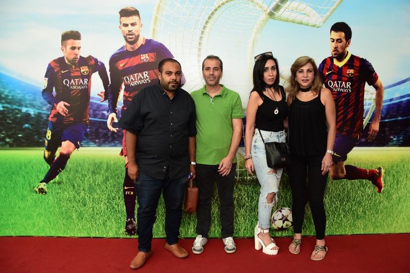 Gerard Pique,Sergio Busquets & Jordi Alba at CCBe